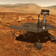 Марсоход «Спирит» совершил посадку на Марс Марсоход спирит